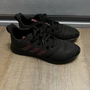 Adidas Black and Pink Sneakers